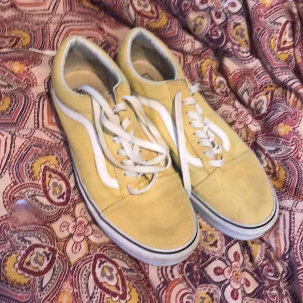 Yellow vans size 11 women’s
